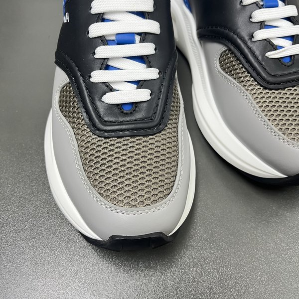 프라다 패브릭 메쉬 스니커즈 / 블루 [매장가150만원대]