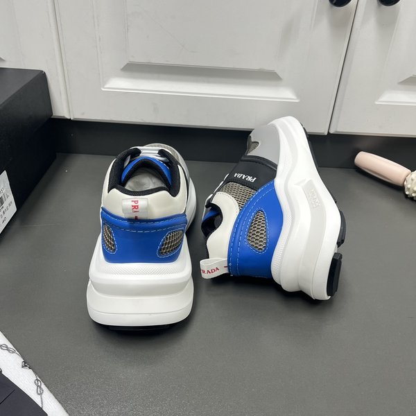 프라다 패브릭 메쉬 스니커즈 / 블루 [매장가150만원대]