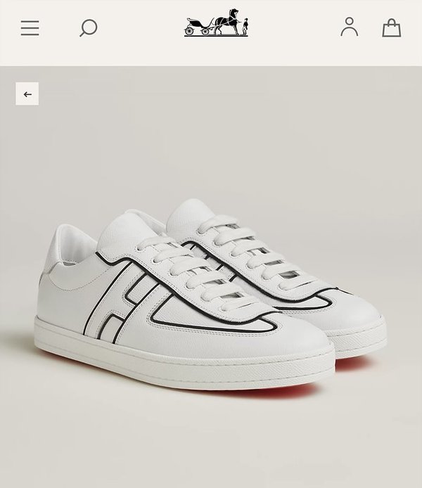 에르메스 부메랑 스니커즈 / 화이트 [매장가160만원대]