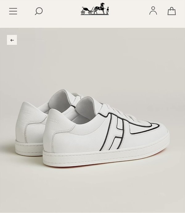 에르메스 부메랑 스니커즈 / 화이트 [매장가160만원대]