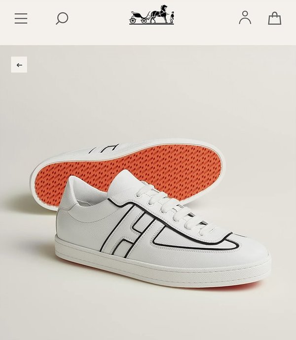 에르메스 부메랑 스니커즈 / 화이트 [매장가160만원대]