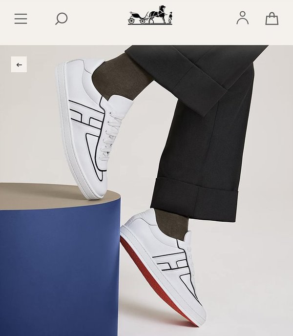 에르메스 부메랑 스니커즈 / 화이트 [매장가160만원대]