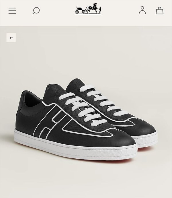 에르메스 부메랑 스니커즈 / 블랙 [매장가160만원대]