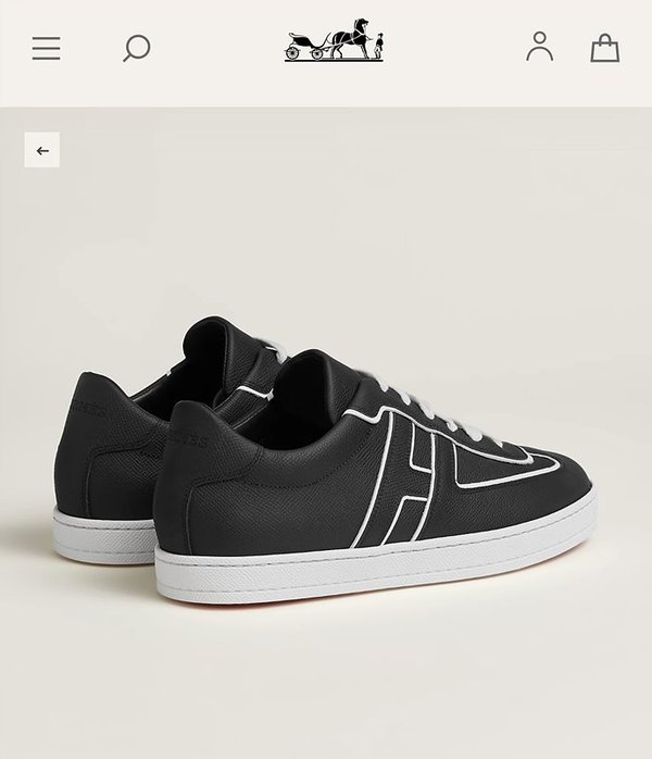 에르메스 부메랑 스니커즈 / 블랙 [매장가160만원대]