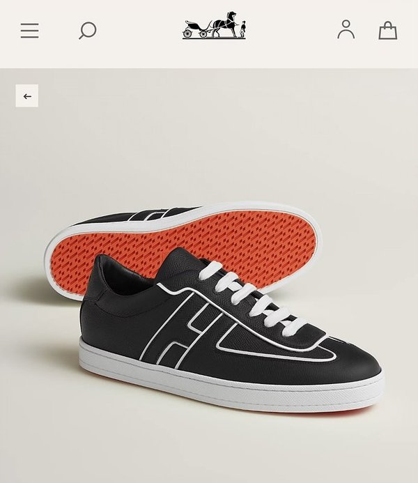 에르메스 부메랑 스니커즈 / 블랙 [매장가160만원대]