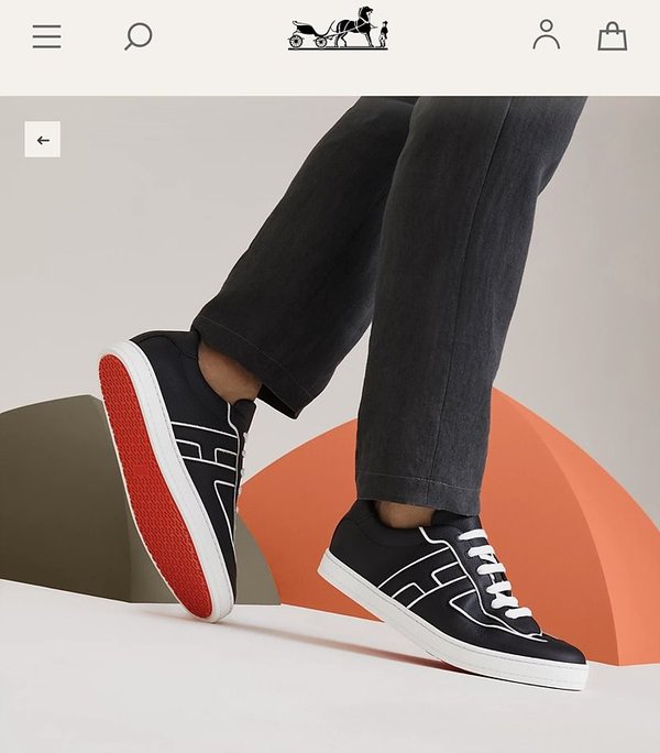 에르메스 부메랑 스니커즈 / 블랙 [매장가160만원대]