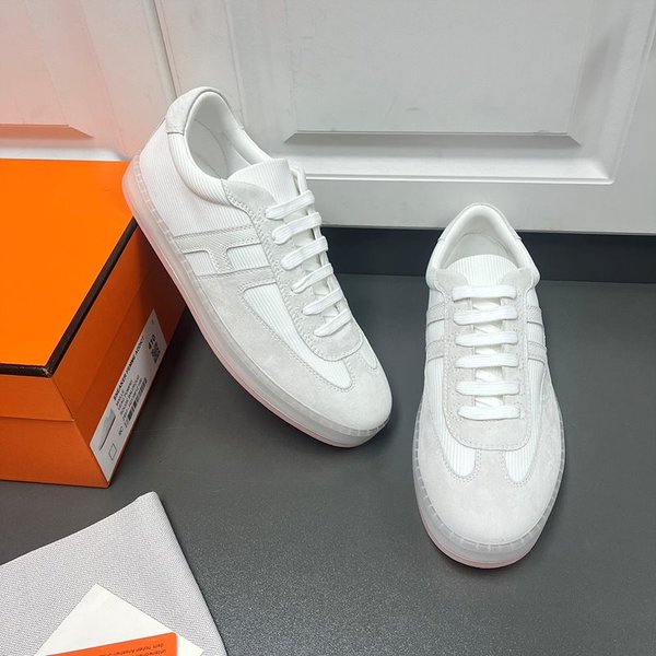 에르메스 메쉬 스웨이드 스니커즈 / 화이트 [매장가135만원대]