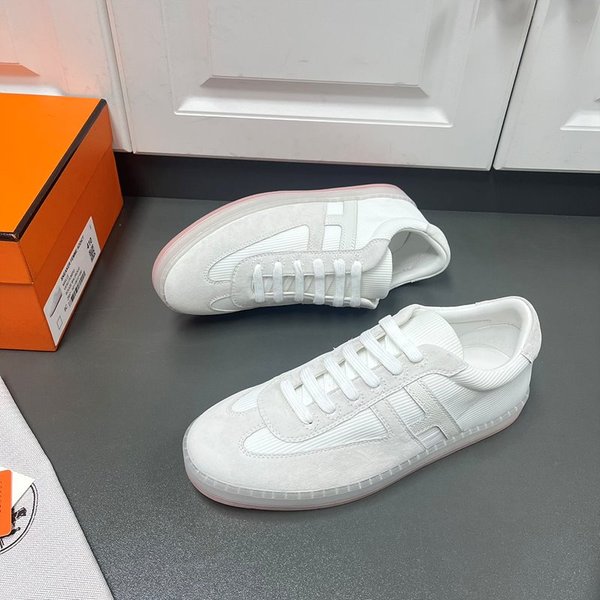 에르메스 메쉬 스웨이드 스니커즈 / 화이트 [매장가135만원대]