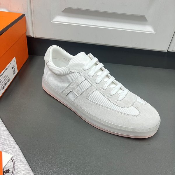 에르메스 메쉬 스웨이드 스니커즈 / 화이트 [매장가135만원대]