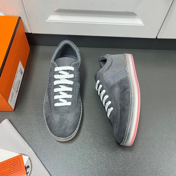 에르메스 메쉬 스웨이드 스니커즈 / 그레이 [매장가135만원대]