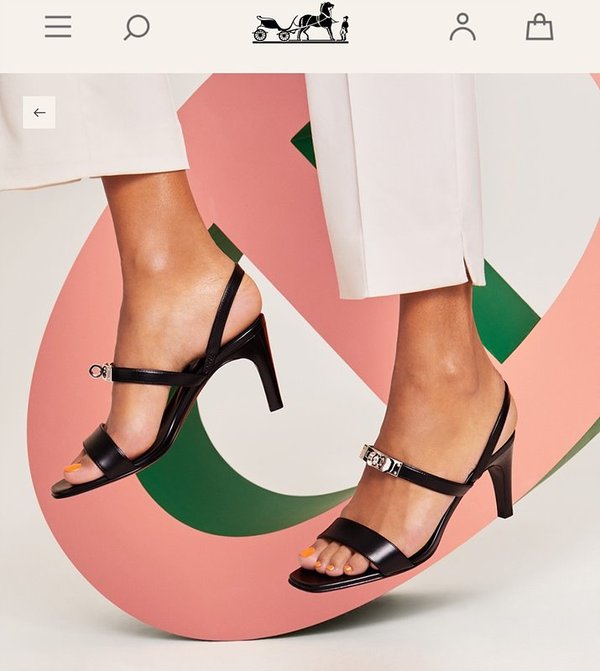 에르메스 글래머75 샌들