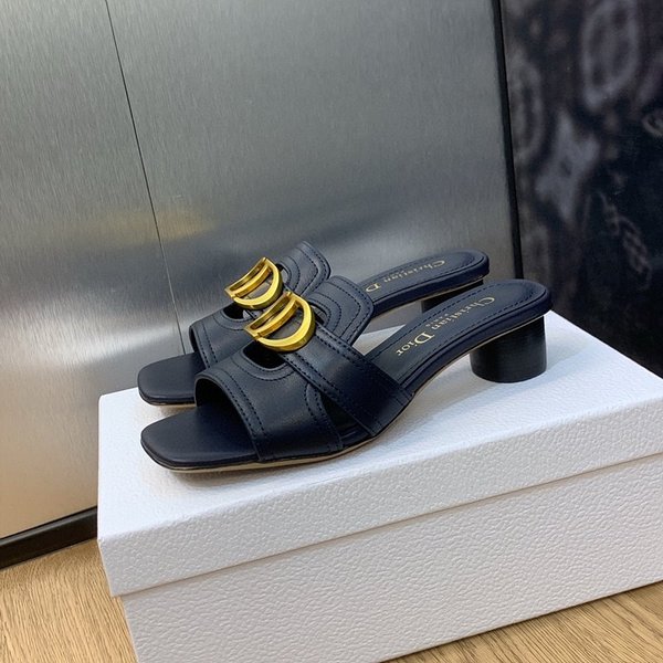 디올 CD 레터 버클 중공 슬리퍼(1.5CM/4.5CM) [매장가 300만원대]