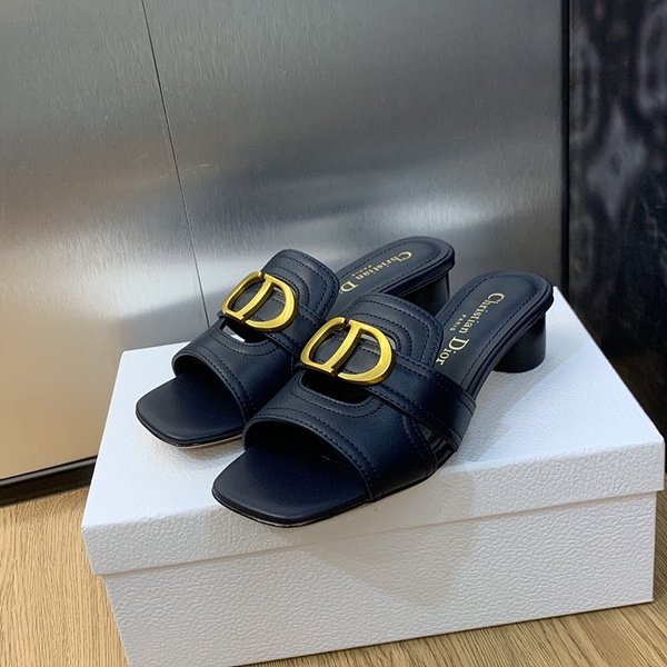 디올 CD 레터 버클 중공 슬리퍼(1.5CM/4.5CM) [매장가 300만원대]