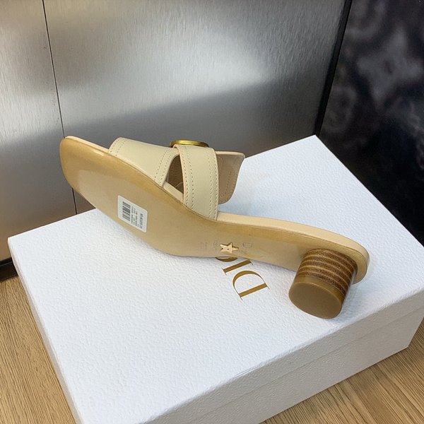 디올 CD 레터 버클 중공 슬리퍼(1.5CM/4.5CM) [매장가 300만원대]