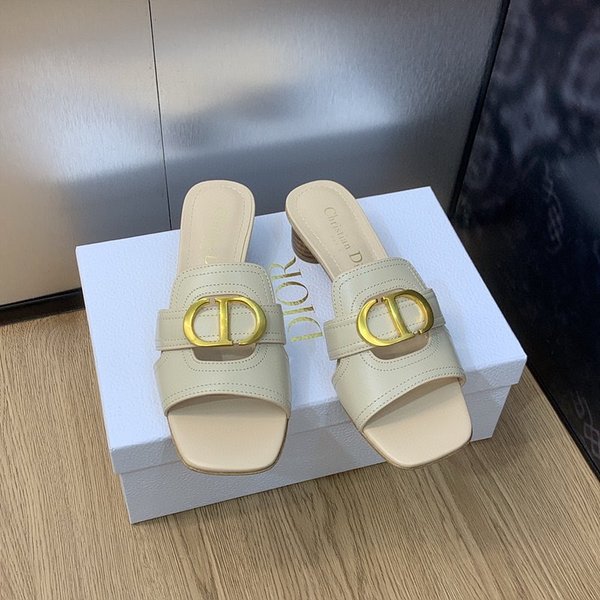 디올 CD 레터 버클 중공 슬리퍼(1.5CM/4.5CM) [매장가 300만원대]