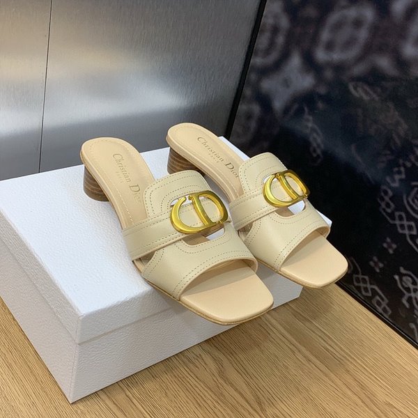 디올 CD 레터 버클 중공 슬리퍼(1.5CM/4.5CM) [매장가 300만원대]