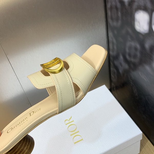 디올 CD 레터 버클 중공 슬리퍼(1.5CM/4.5CM) [매장가 300만원대]