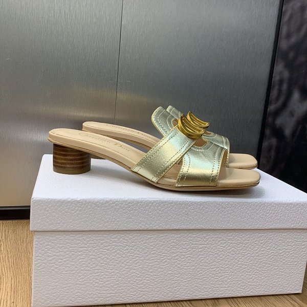 디올 CD 레터 버클 중공 슬리퍼(1.5CM/4.5CM) [매장가 300만원대]