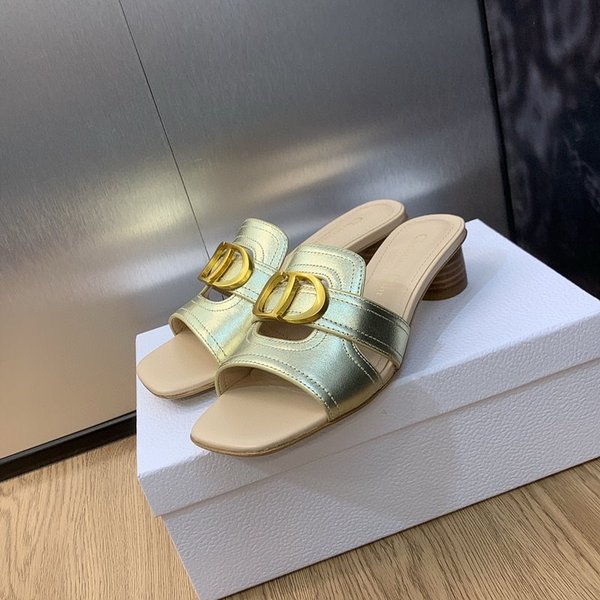 디올 CD 레터 버클 중공 슬리퍼(1.5CM/4.5CM) [매장가 300만원대]