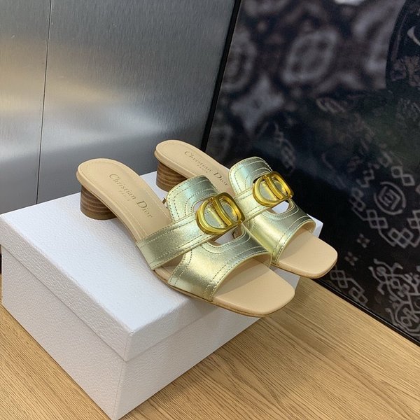 디올 CD 레터 버클 중공 슬리퍼(1.5CM/4.5CM) [매장가 300만원대]