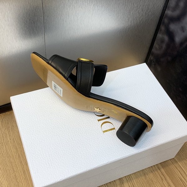 디올 CD 레터 버클 중공 슬리퍼(1.5CM/4.5CM) [매장가 300만원대]