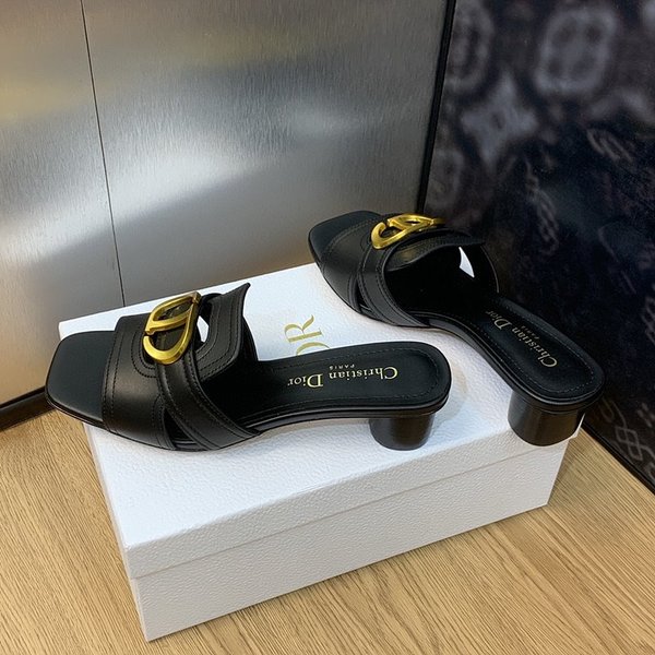 디올 CD 레터 버클 중공 슬리퍼(1.5CM/4.5CM) [매장가 300만원대]