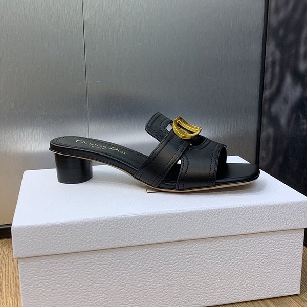 디올 CD 레터 버클 중공 슬리퍼(1.5CM/4.5CM) [매장가 300만원대]