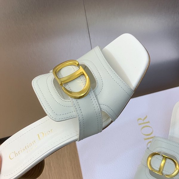 디올 CD 레터 버클 중공 슬리퍼(1.5CM/4.5CM) [매장가 300만원대]