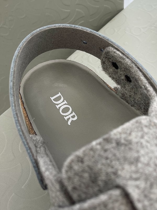 디올 x 버켄스탁 토키오 뮬 펠트 울 누벅 카프스킨 그레이 샌들 슬리퍼 [매장가 376만원대]