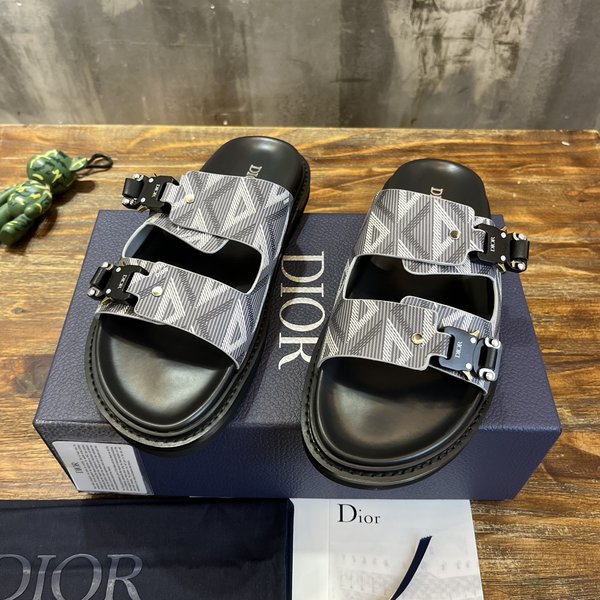 Dior 디올 클래식 에버그린 샌들 슬리퍼 / 자카드 [매장가135만원대]