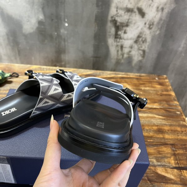 Dior 디올 클래식 에버그린 샌들 슬리퍼 / 자카드 [매장가135만원대]