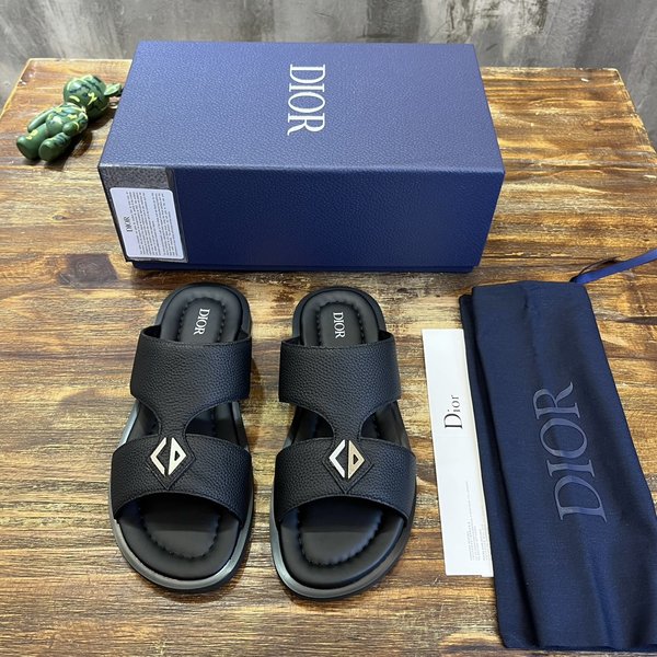 Dior 디올 클래식 에버그린 샌들 슬리퍼 / 블랙 [매장가135만원대]