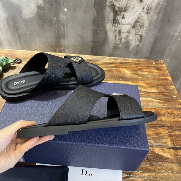 Dior 디올 클래식 에버그린 샌들 슬리퍼 / 블랙 [매장가135만원대]