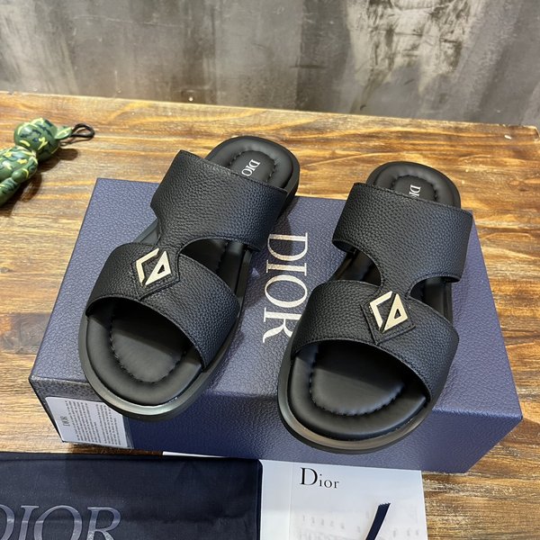Dior 디올 클래식 에버그린 샌들 슬리퍼 / 블랙 [매장가135만원대]
