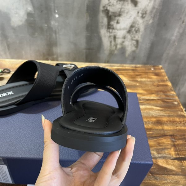 Dior 디올 클래식 에버그린 샌들 슬리퍼 / 블랙 [매장가135만원대]