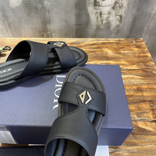 Dior 디올 클래식 에버그린 샌들 슬리퍼 / 블랙 [매장가135만원대]