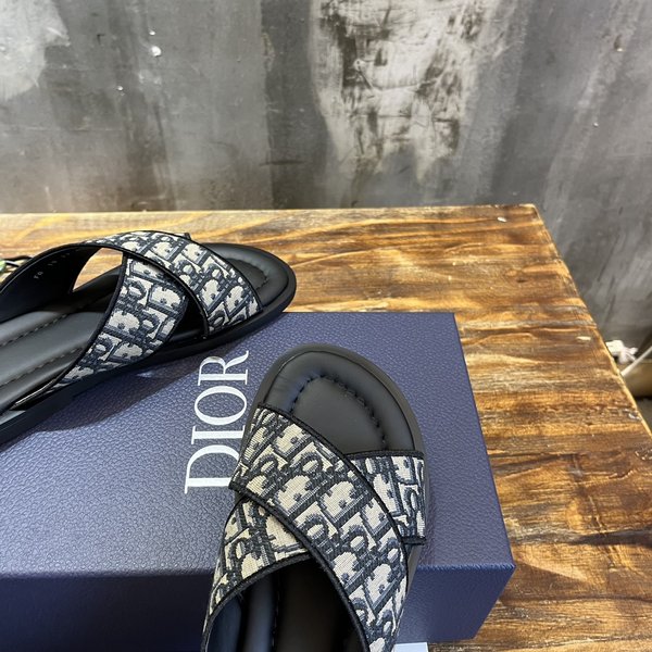 Dior 디올 아쿠아 샌들 오블리크 슬리퍼 / 오블리크 [매장가135만원대]