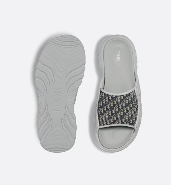 타운 샌들 / 그레이 러버 베이지 블랙 디올 오블리크 자카드 [매장가120만원대]