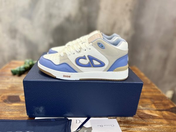 디올 B57 미드탑 스니커즈 블루&크림 [매장가 180만원대]