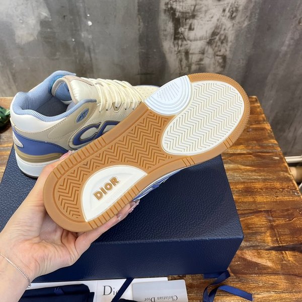 디올 B57 미드탑 스니커즈 블루&크림 [매장가 180만원대]