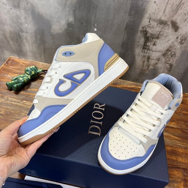 디올 B57 미드탑 스니커즈 블루&크림 [매장가 180만원대]