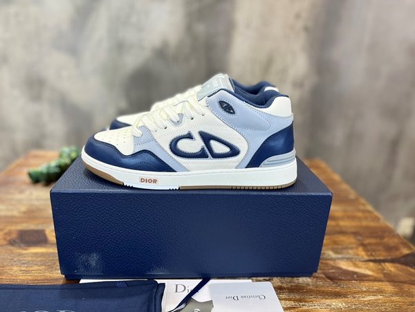 디올 B57 미드탑 스니커즈 네이비&크림 [매장가 180만원대]