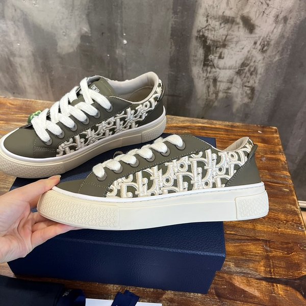 디올 B33 스니커즈 카키 스무스 [매장가 230만원대]