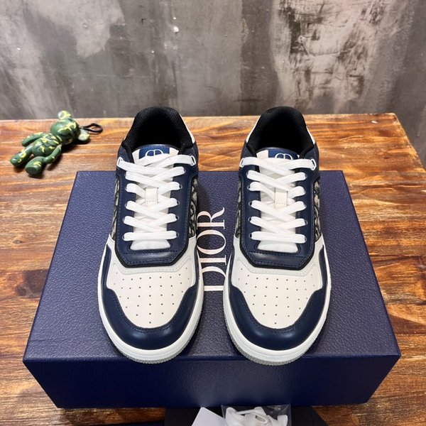 디올 B27 로우탑 스니커즈 블루/크림 [매장가 150만원대]