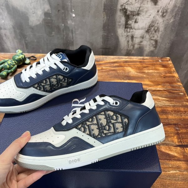 디올 B27 로우탑 스니커즈 블루/크림 [매장가 150만원대]