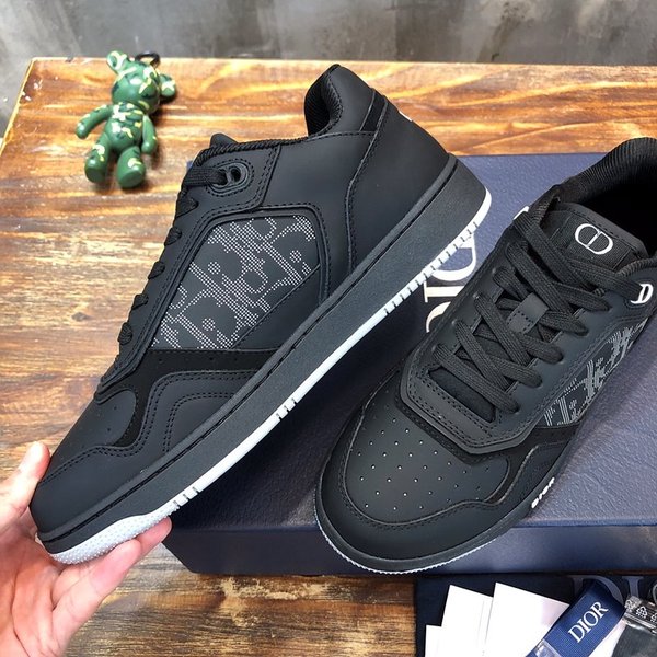 디올 B27 로우탑 스니커즈 블랙 가죽 [매장가 150만원대]