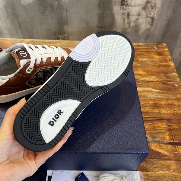 디올 B27 로우탑 스니커즈 브라운&크림 [매장가 150만원대]