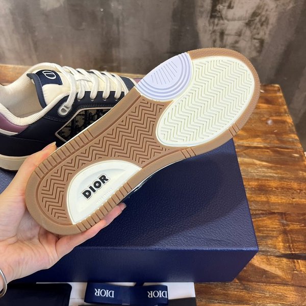 디올 B27 로우탑 스니커즈 딥블루&플럼 [매장가 150만원대]
