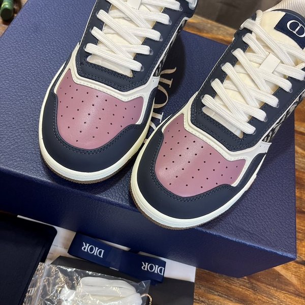 디올 B27 로우탑 스니커즈 딥블루&플럼 [매장가 150만원대]