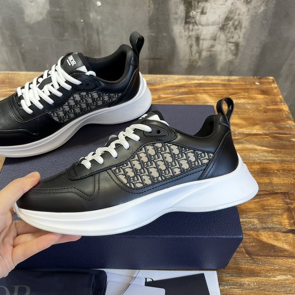 디올 B25 러너 스니커즈 블랙 스무스 [매장가 130만원대]